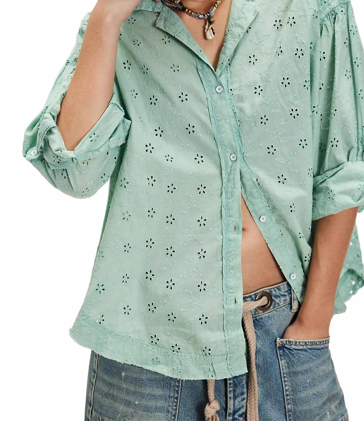 Camisa color verde