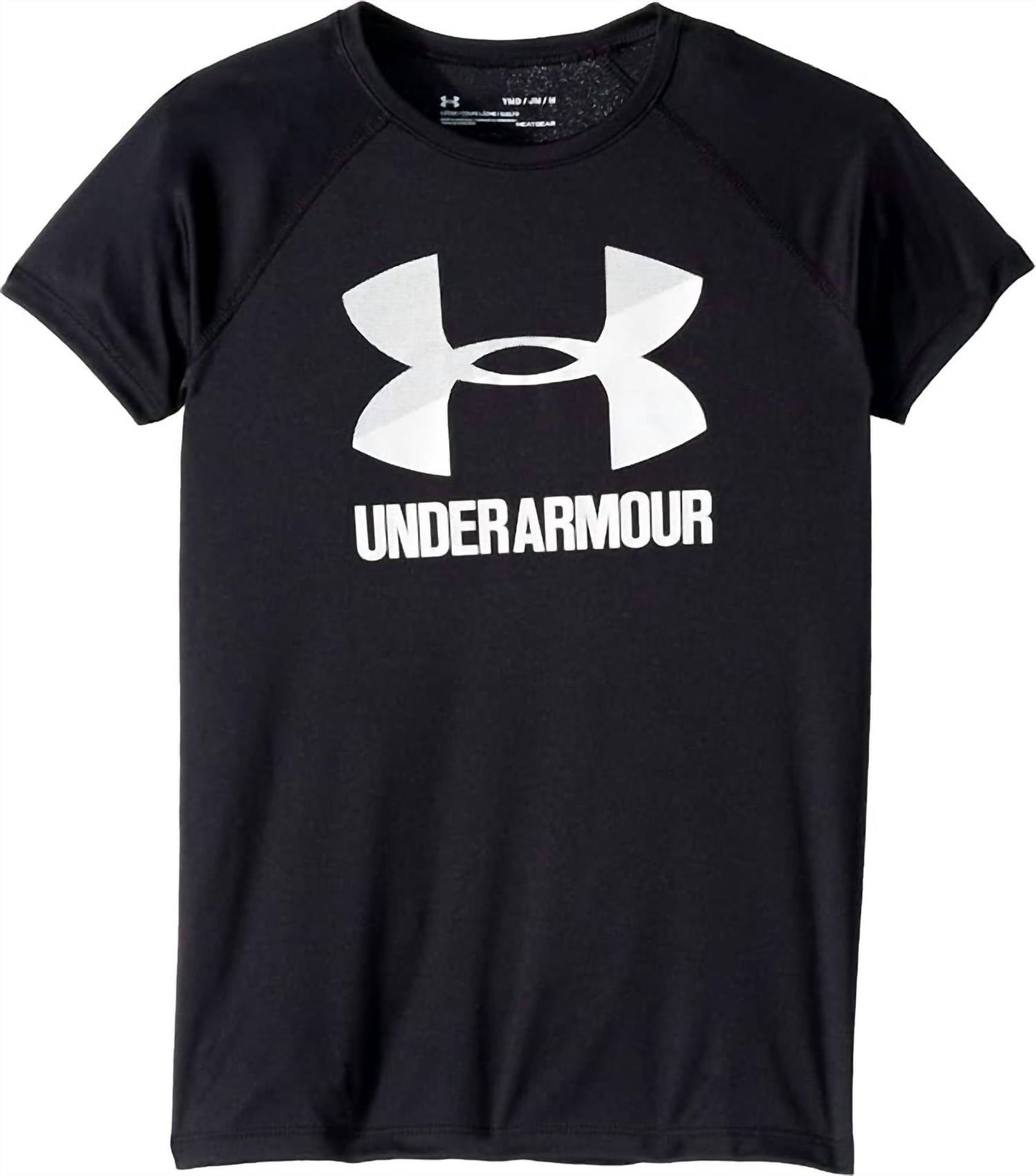 Camiseta para niña de manga corta color negro