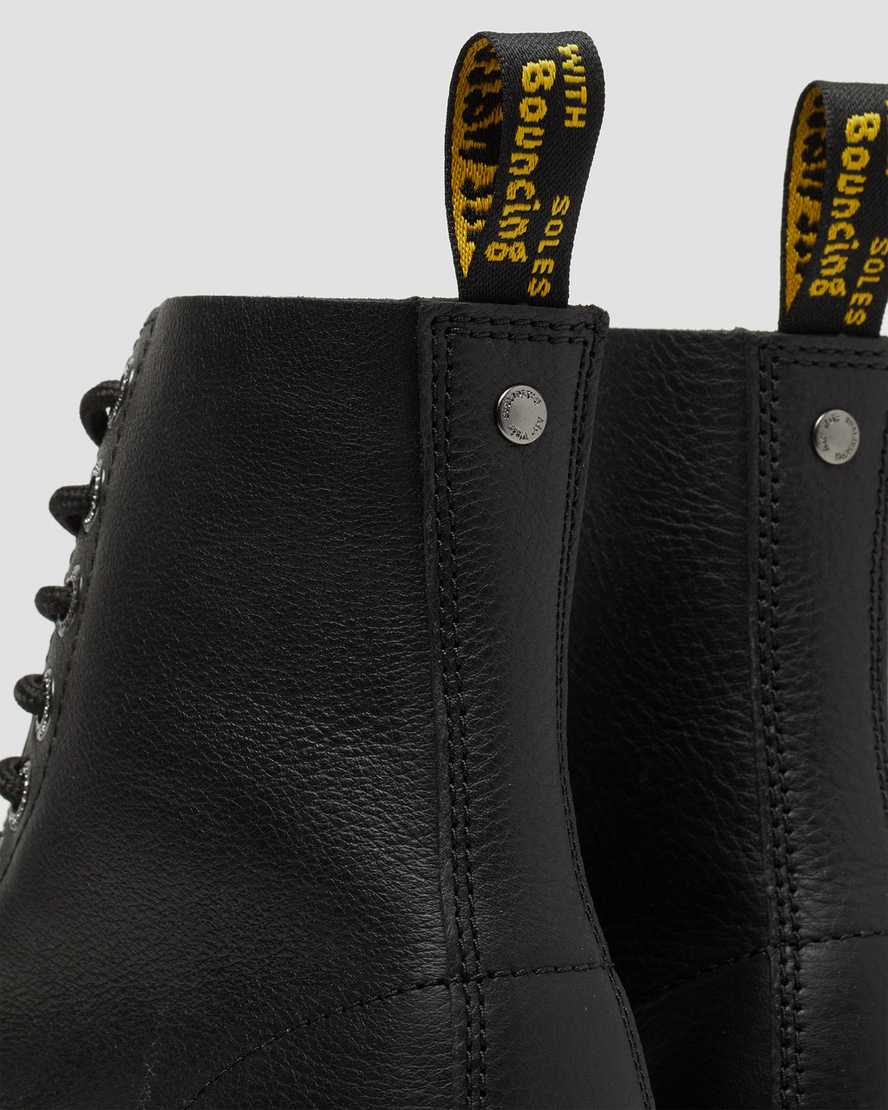 Botas de cuero con plataforma
