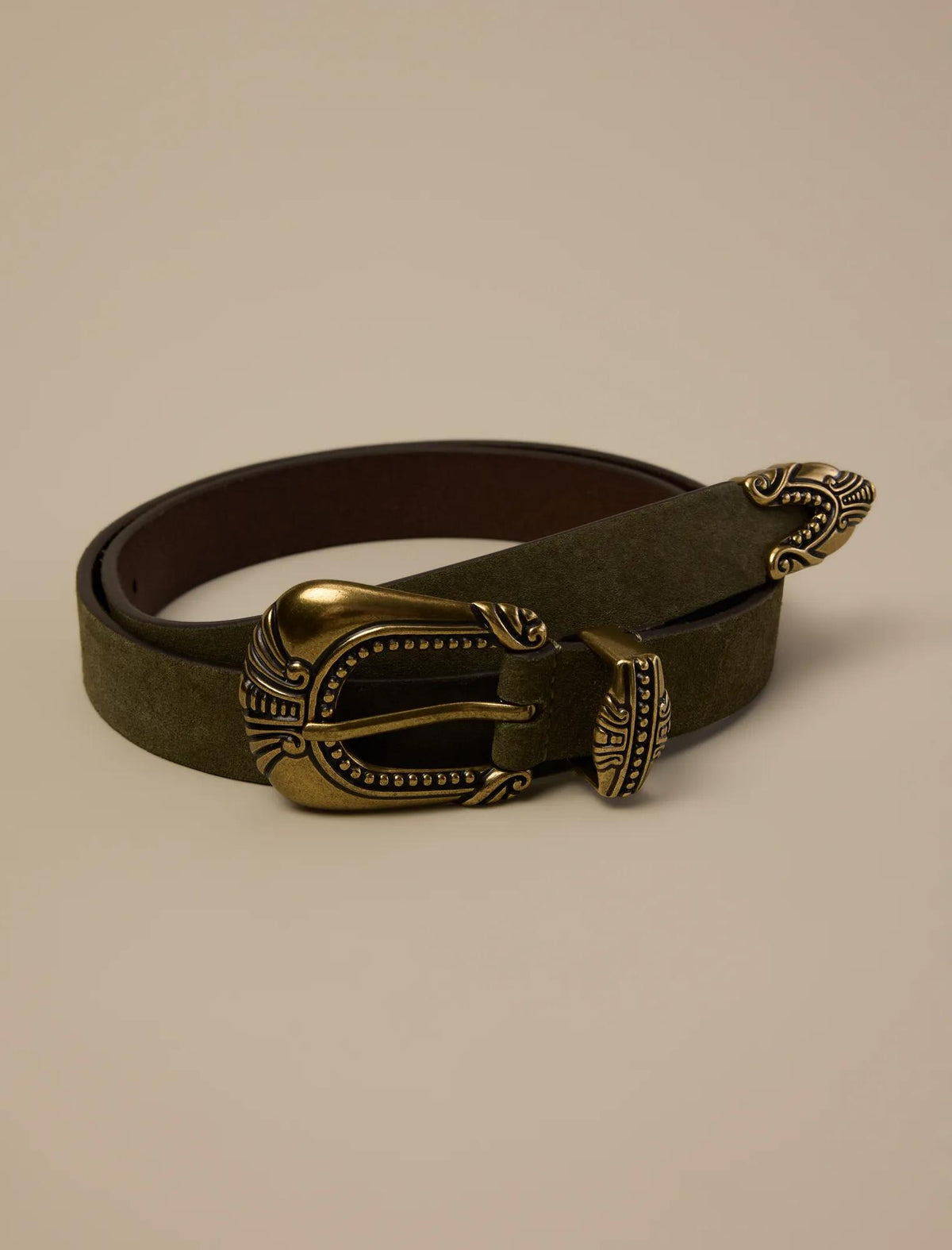 Cinturón de gamuza