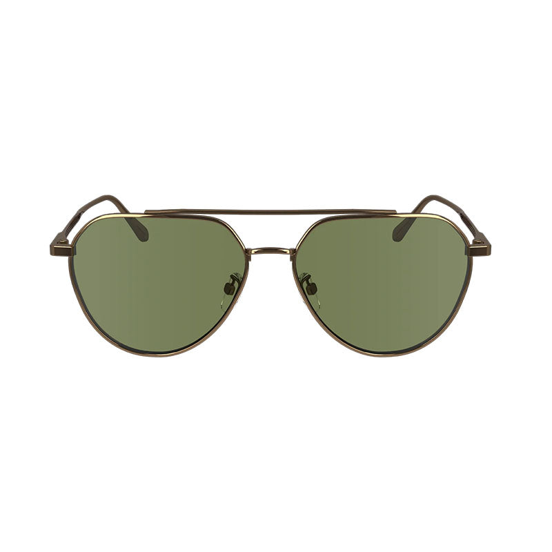 Gafas color verde y dorado