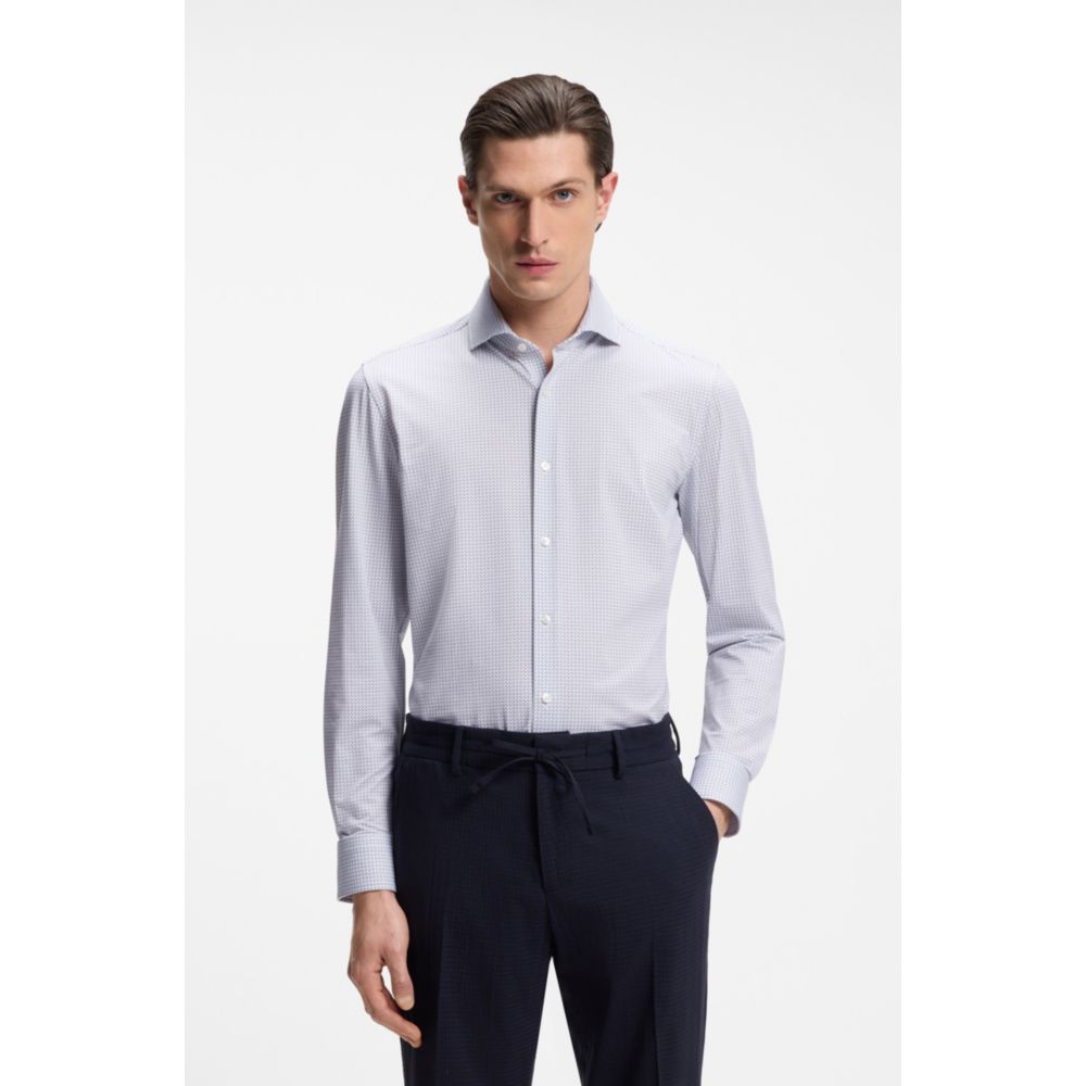 Camisa de corte ajustado con estampado