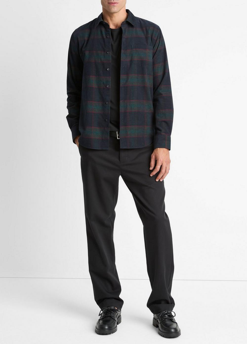 Camisa de algodón a cuadros