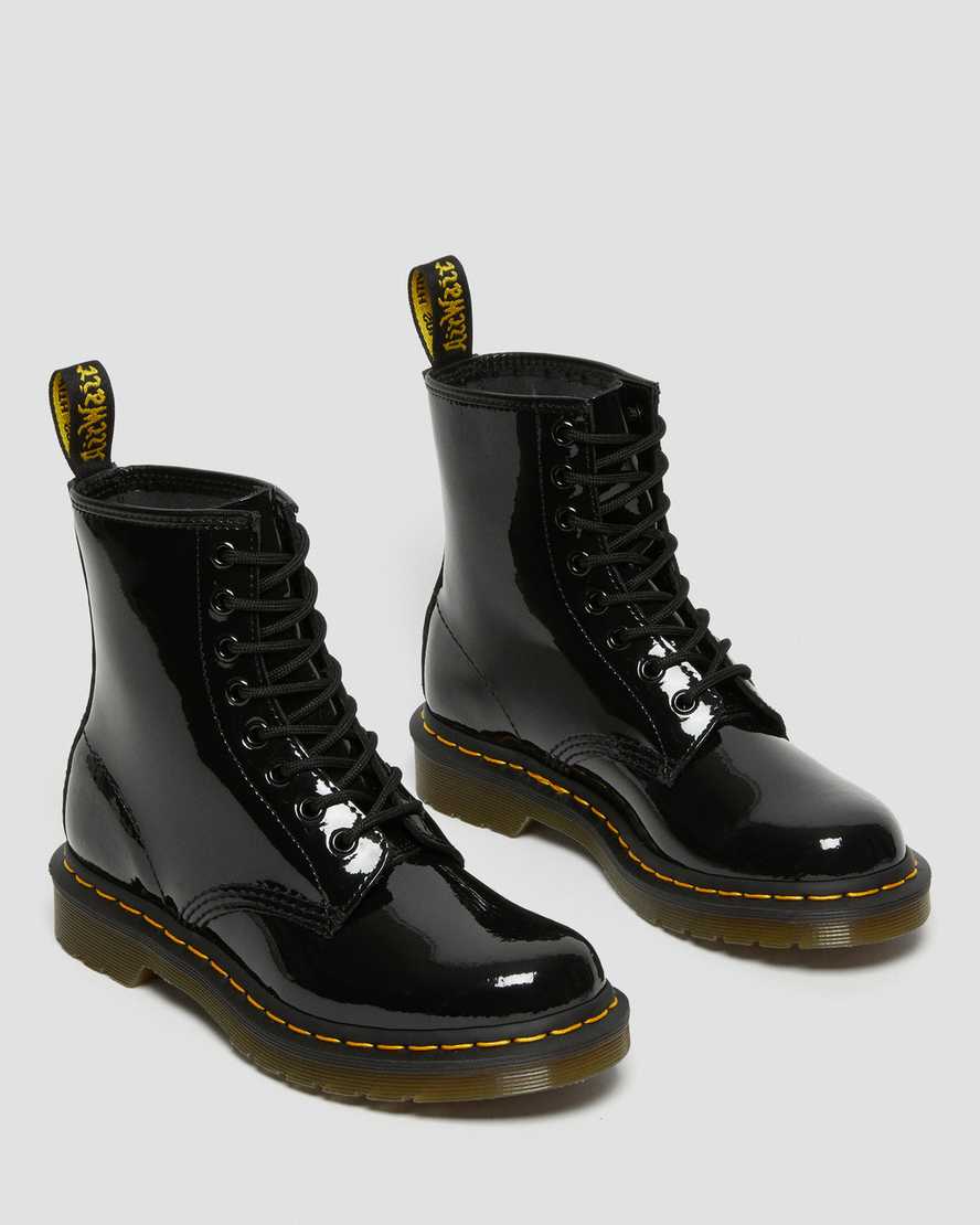 Botas de mujer de cuero con cordones