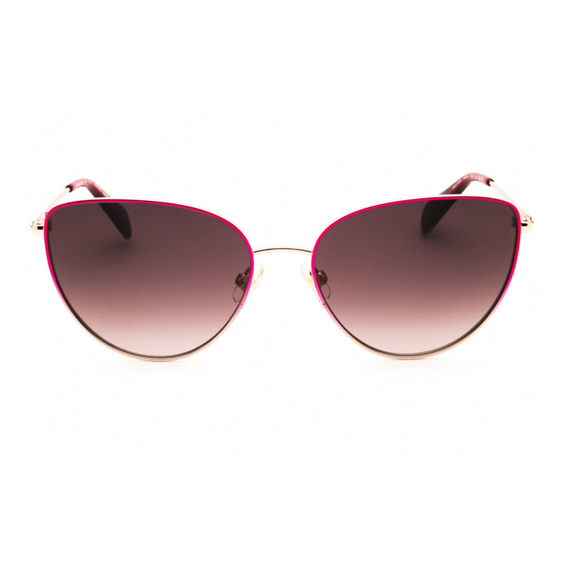 Gafas color oro rosa y café y rojo