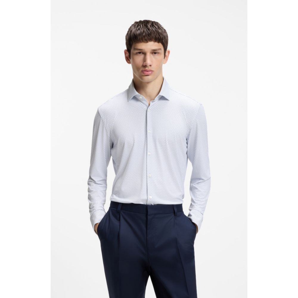 Camisa de corte ajustado con estampado