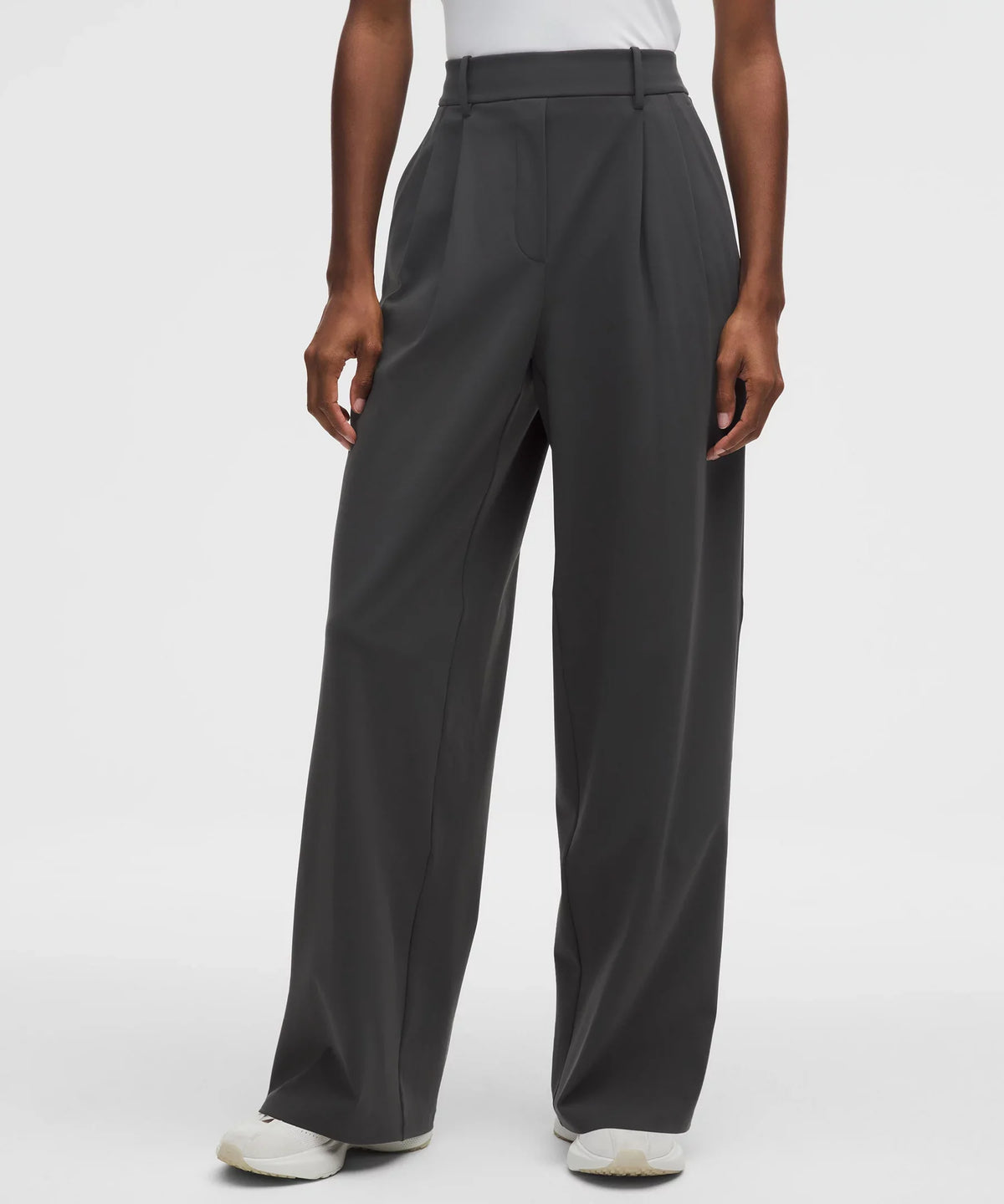 Pantalón de pierna ancha de tiro alto