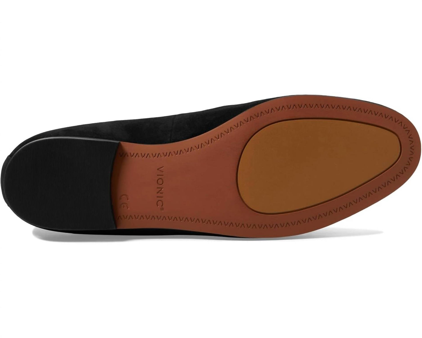 Zapatos planos de mujer de gamuza sin cordones color negro