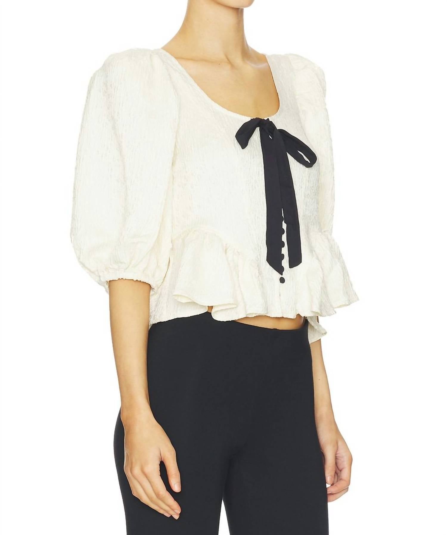Top color blanco