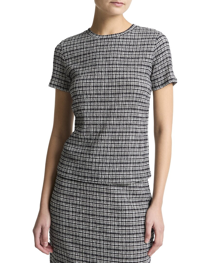 Top con cuello redondo