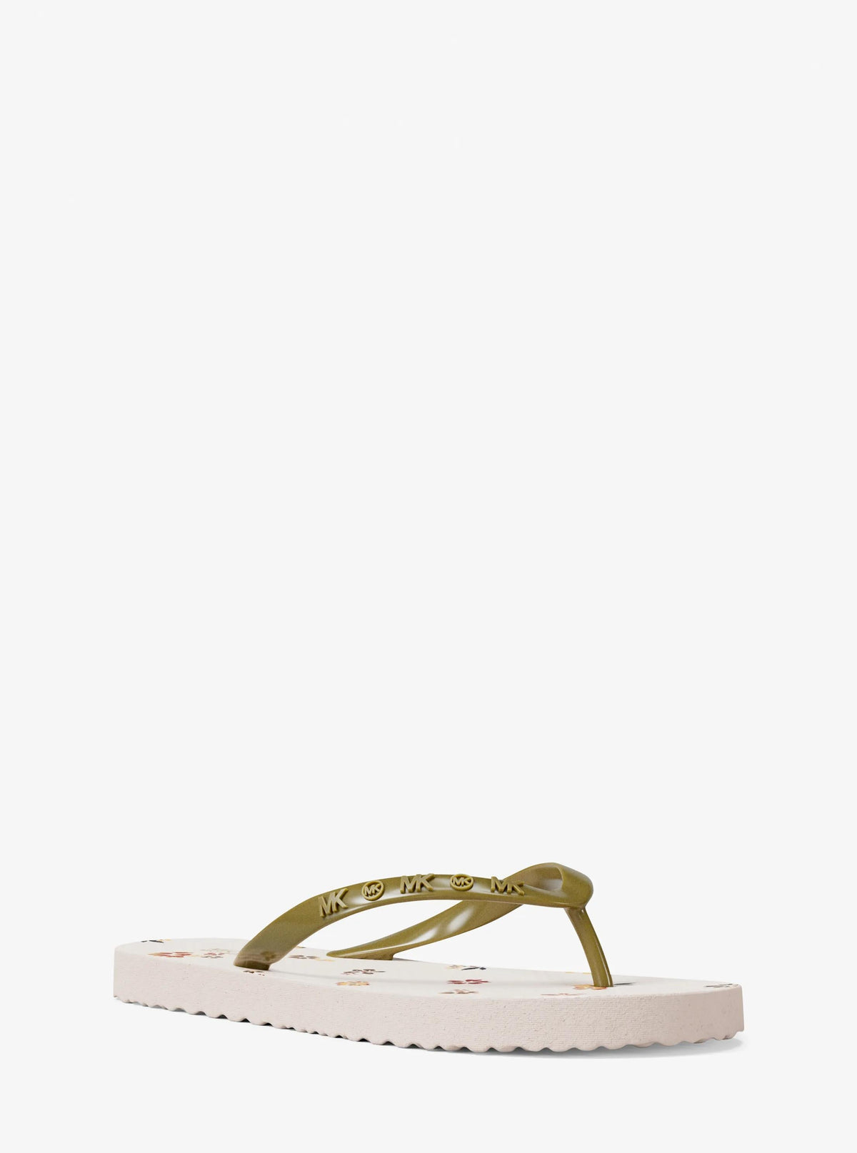Sandalias con estampado floral