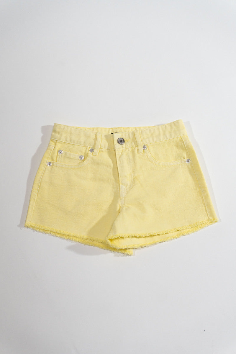 Short infantil de mezclilla