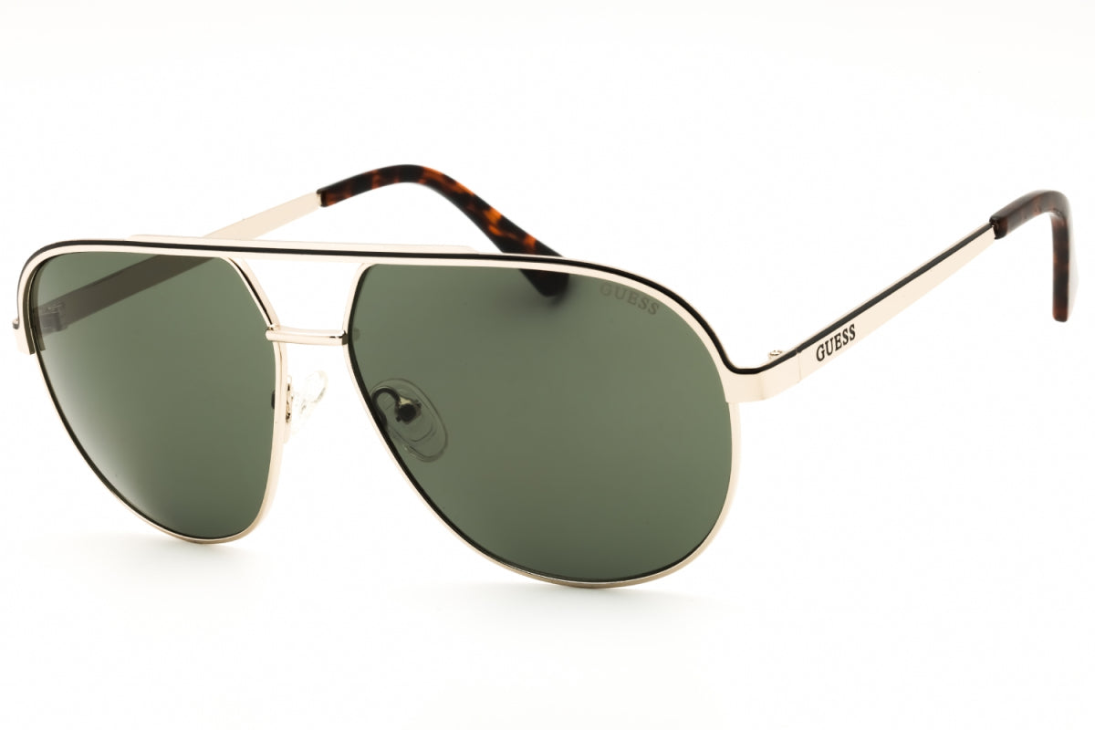 Gafas color verde y dorado