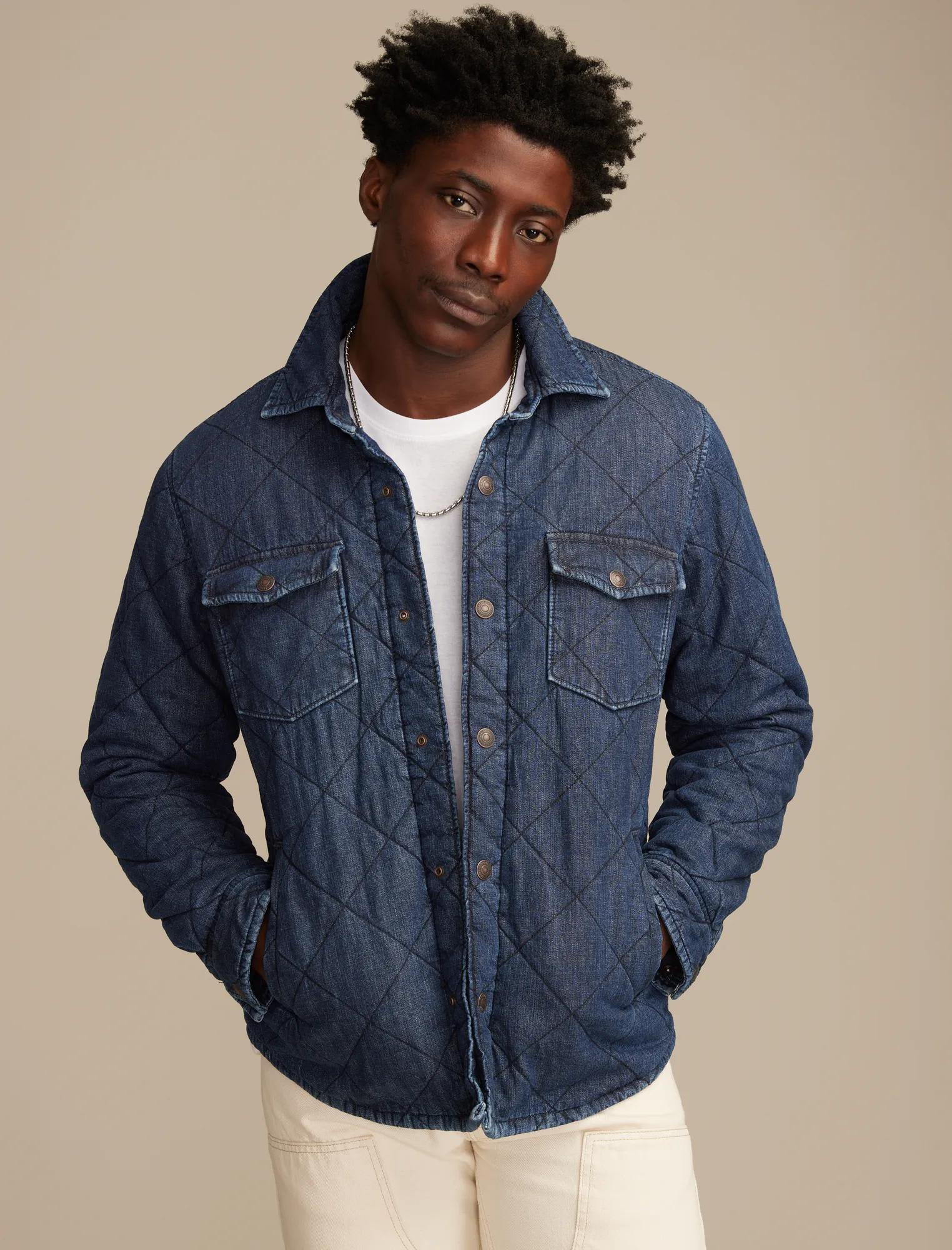 Chaqueta de hombre de mezclilla