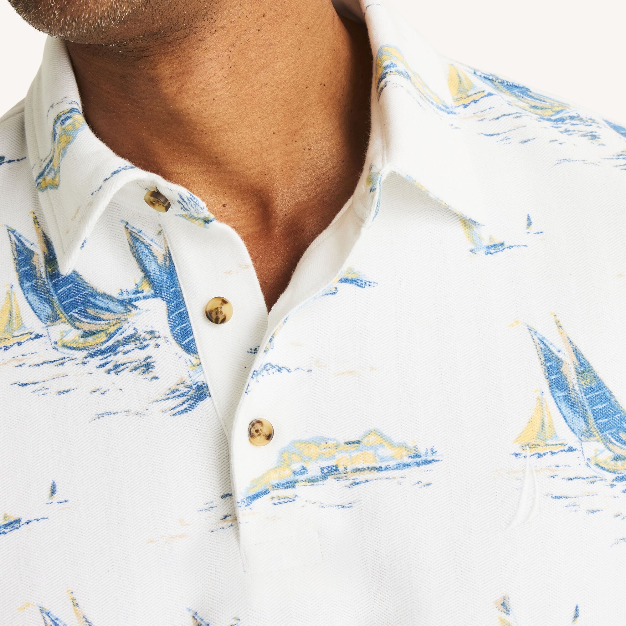 Polo de hombre con estampado