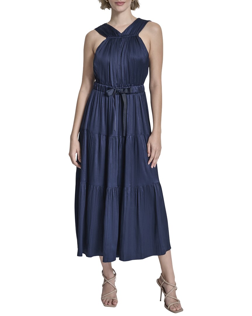 Vestido con cuello en V