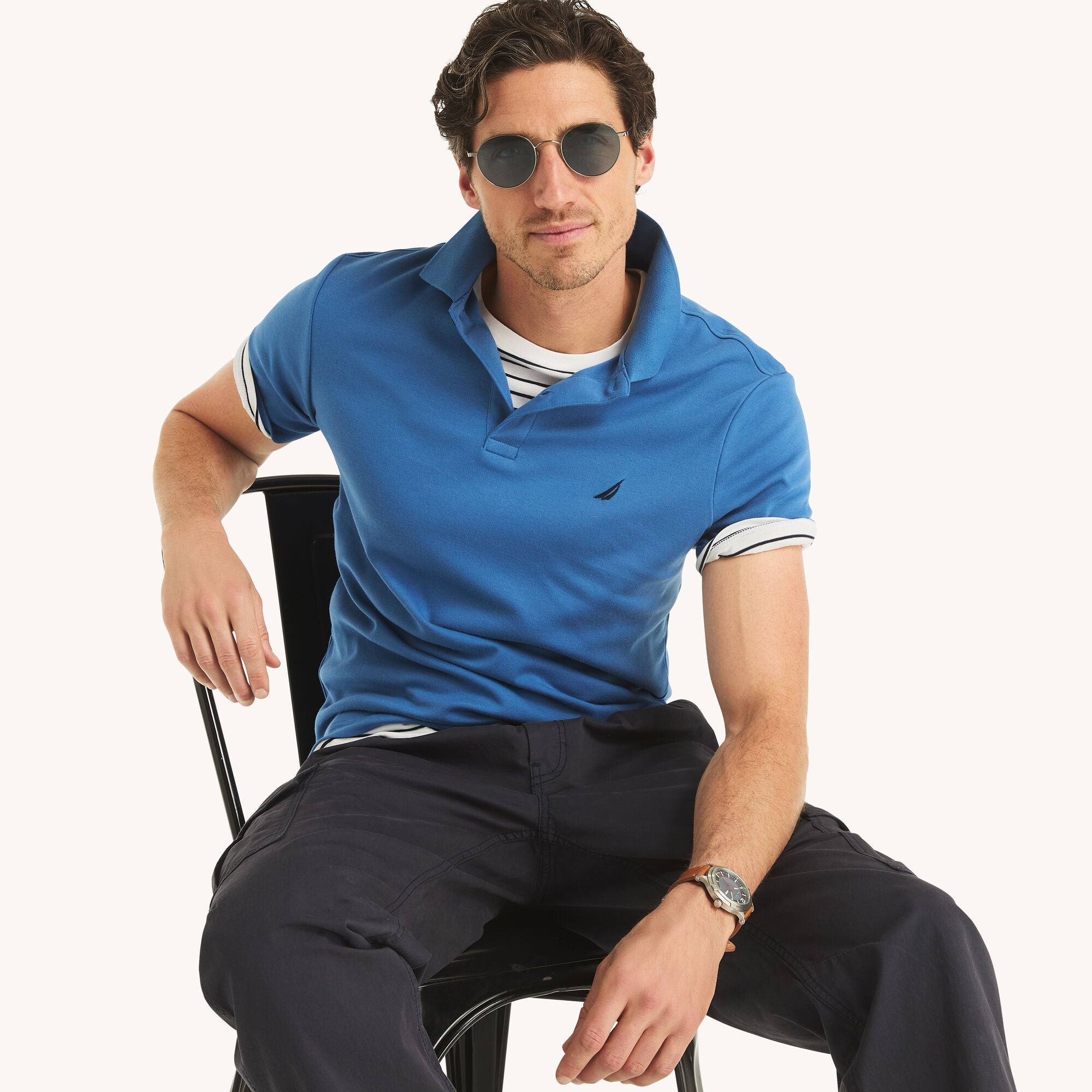 Polo de hombre de corte ajustado