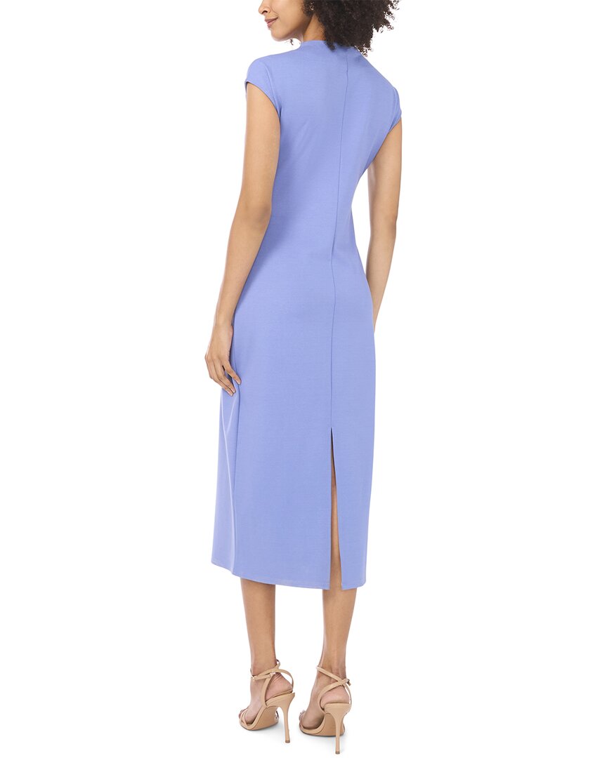 Vestido midi con cuello alto