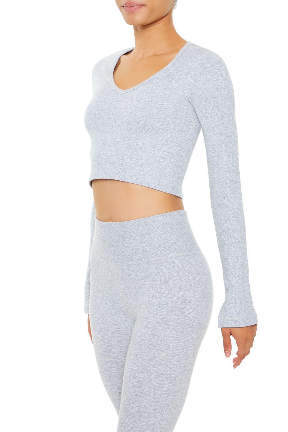 Top con cuello en V