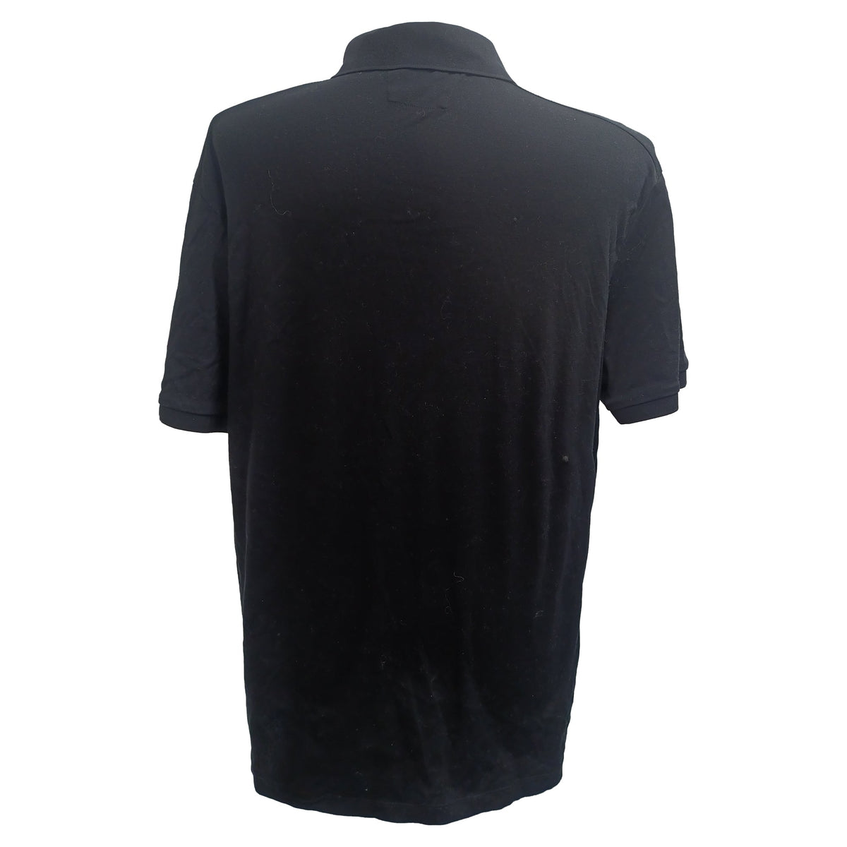 Polo de algodón color negro