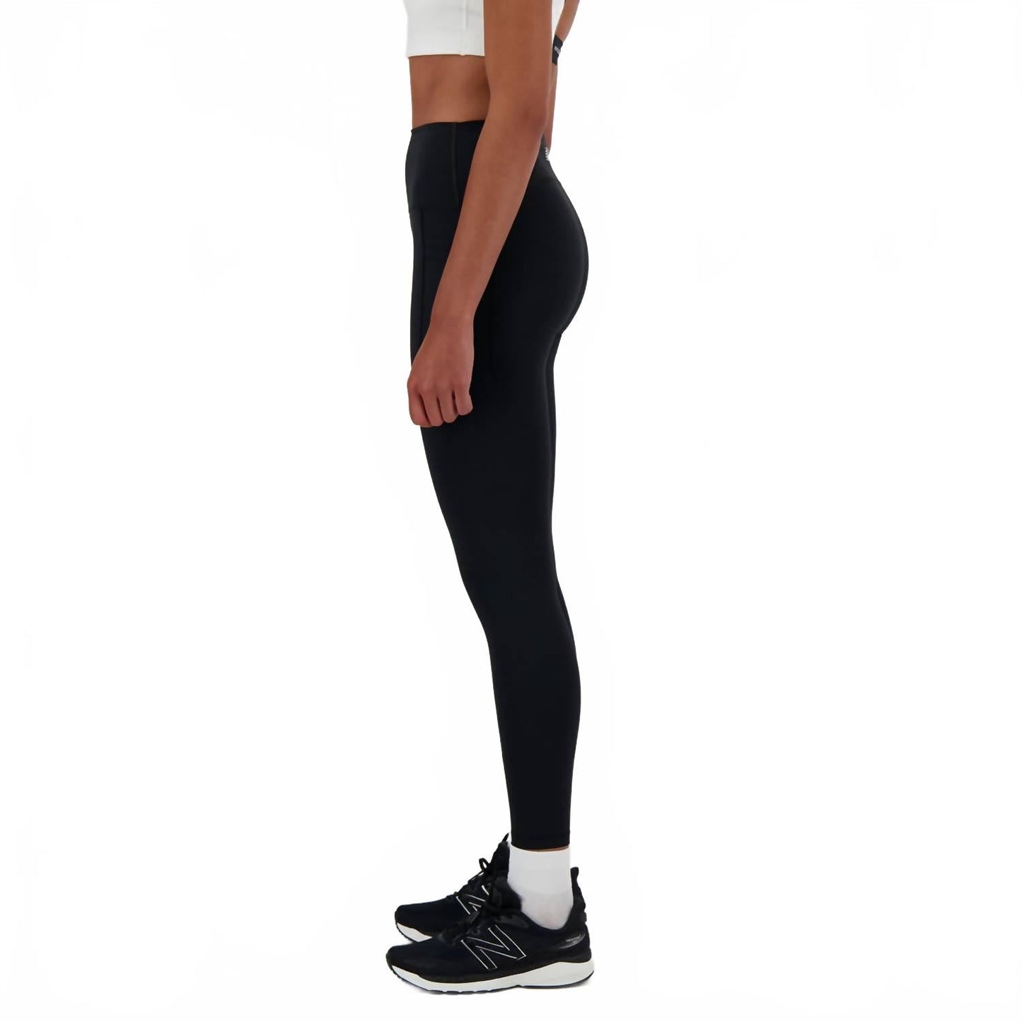 Leggings de tiro alto color negro