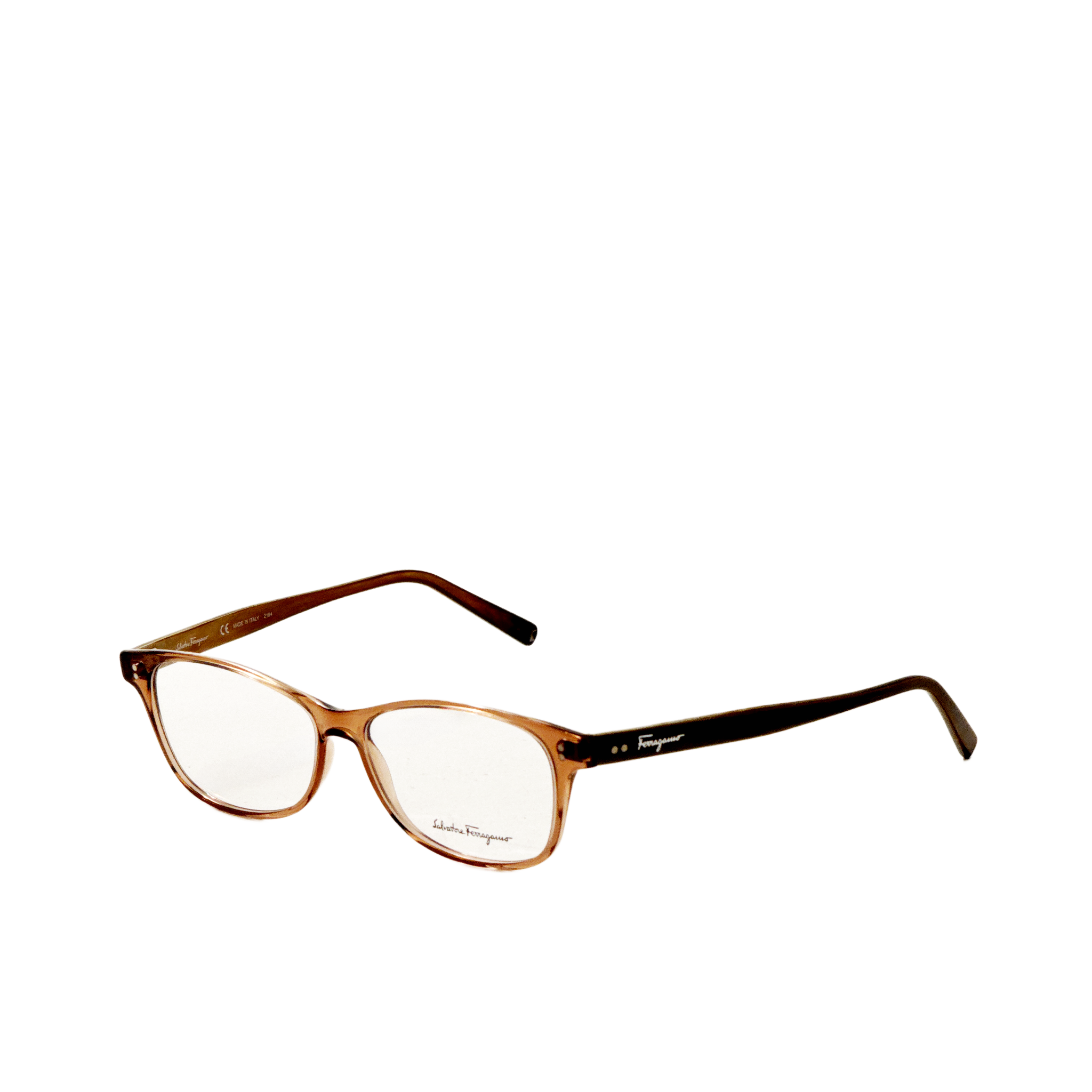 Montura para gafas de mujer 55 mm color café