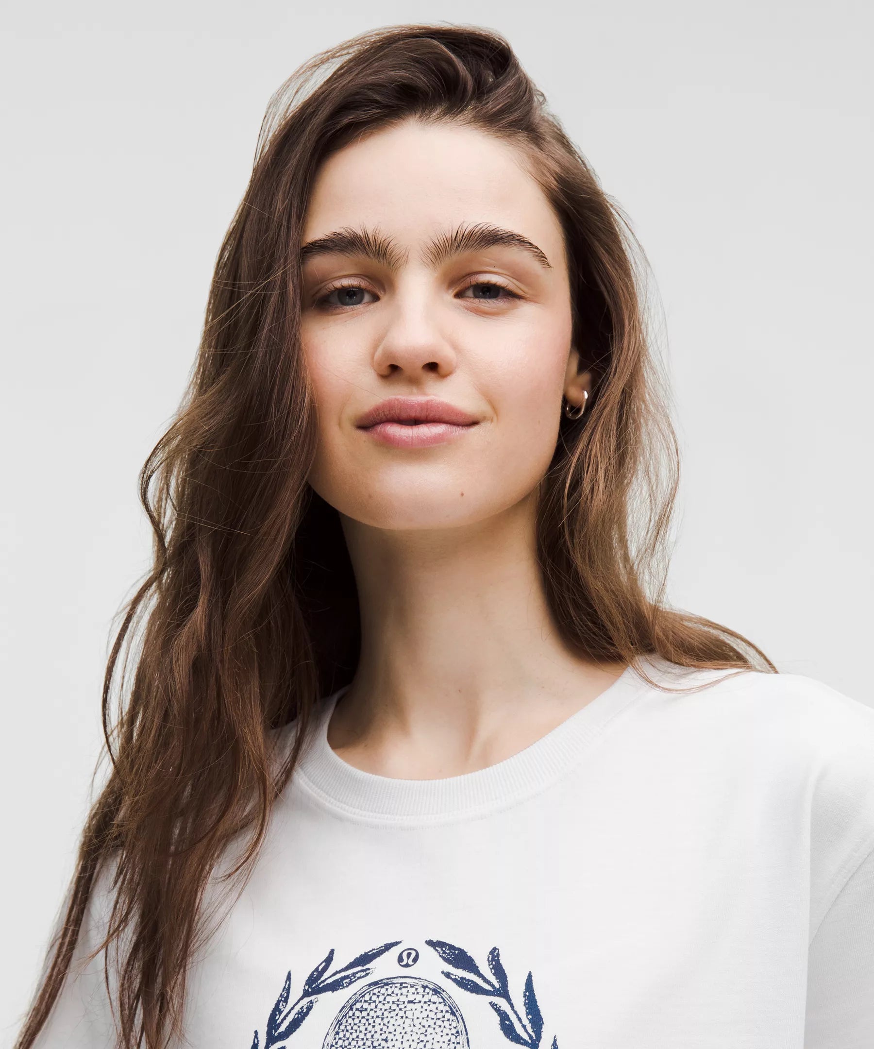 Camiseta de algodón de corte amplio