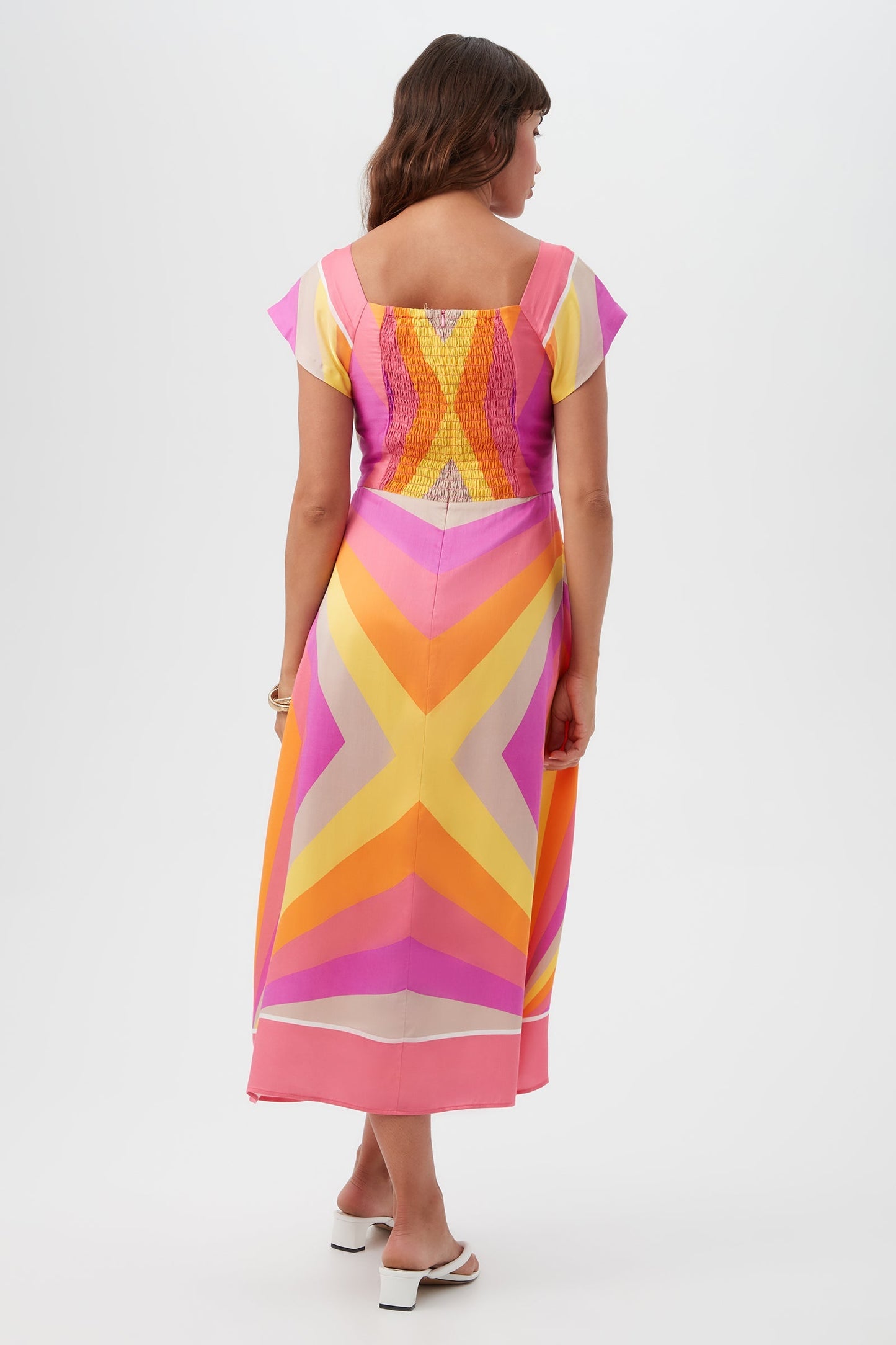 Vestido de manga corta