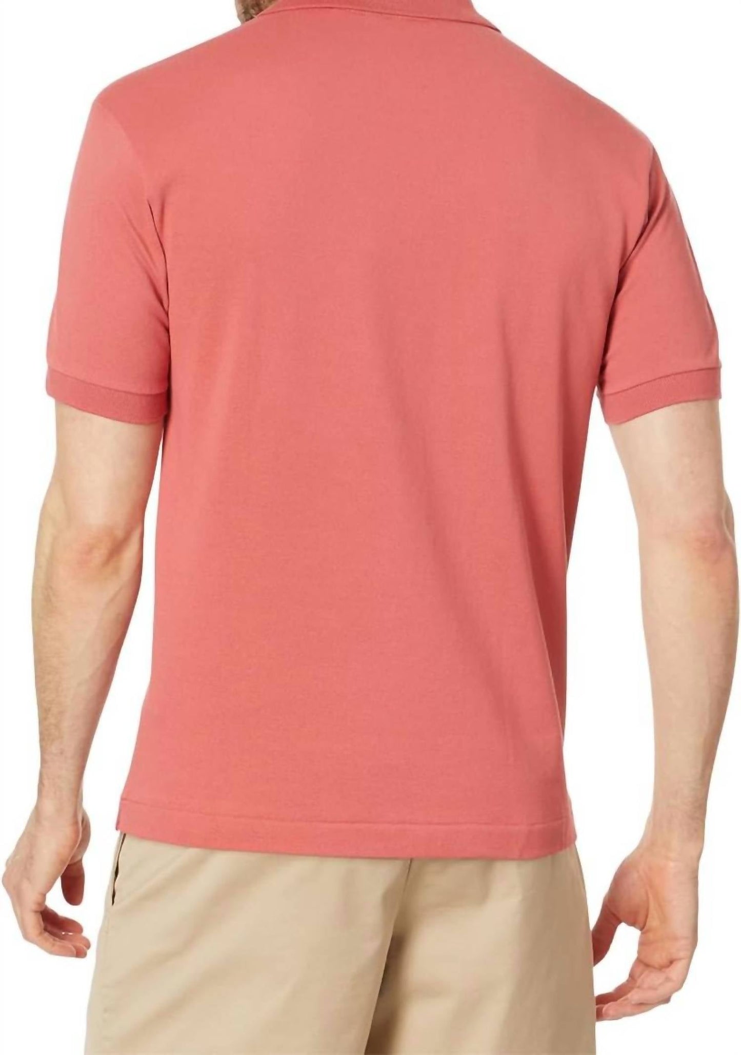 Polo de manga corta color rojo