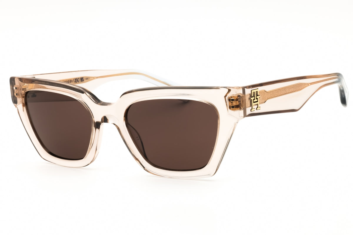Gafas color café y beige