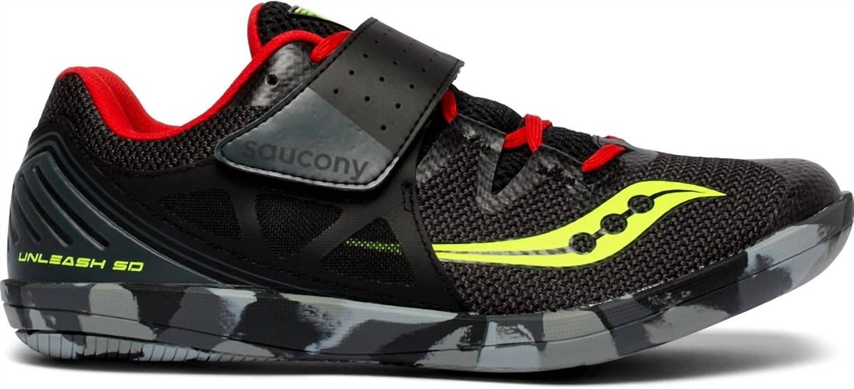 Tenis para correr de hombre color negro y rojo
