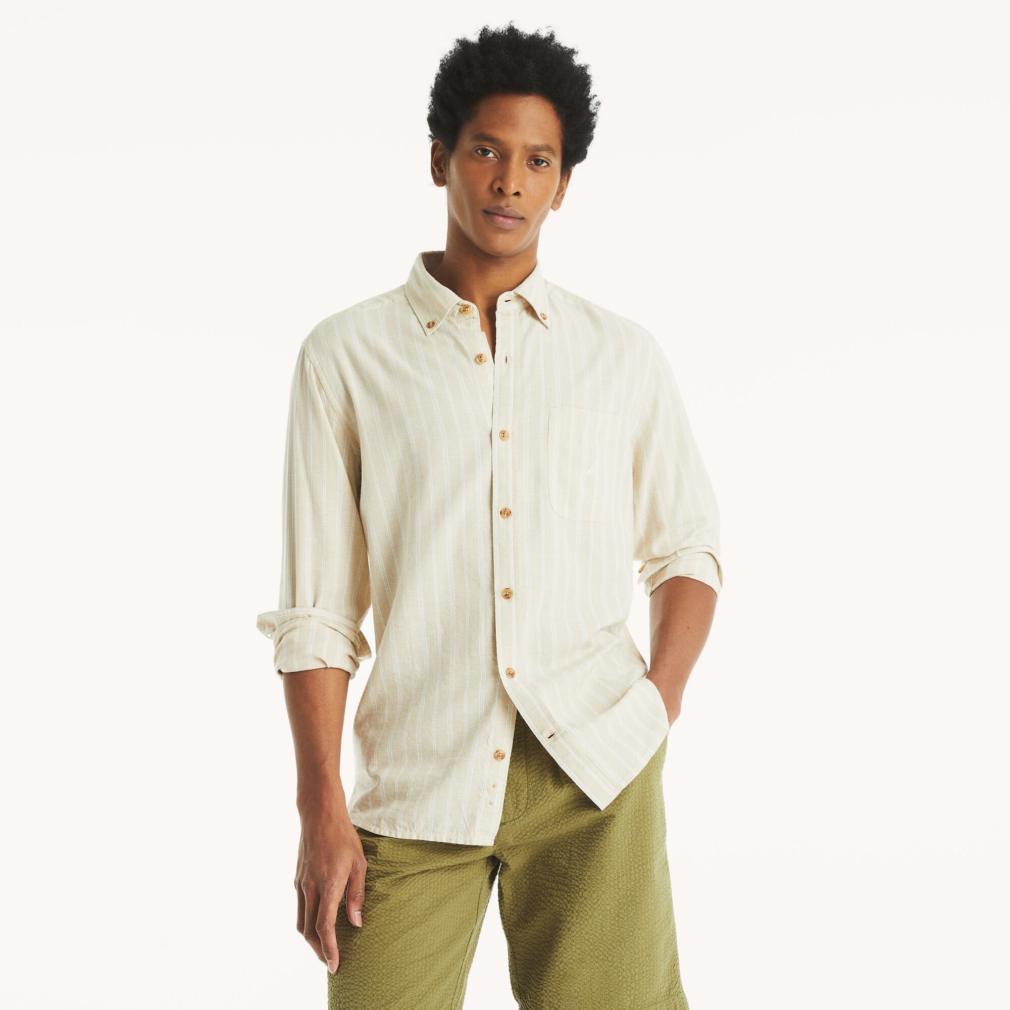 Camisa de hombre a rayas