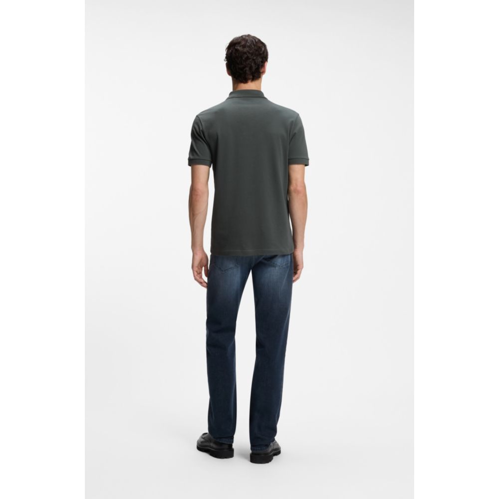 Polo de algodón de corte ajustado