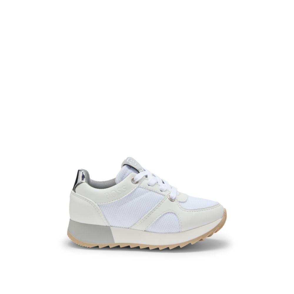 Tenis infantil de efecto cuero