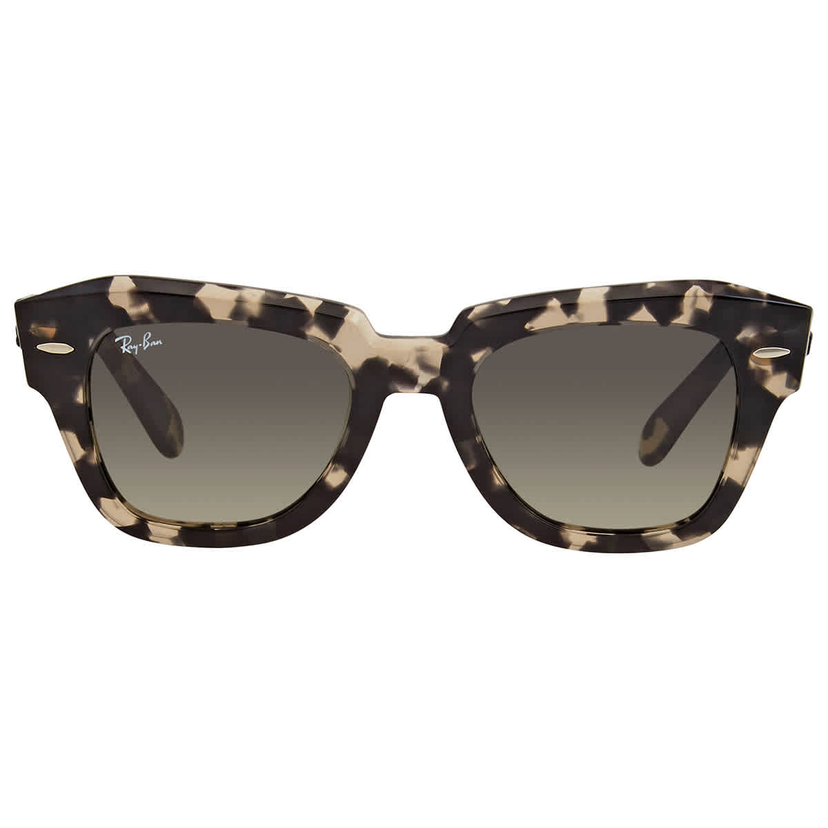Gafas de sol unisex de montura cuadrada color gris