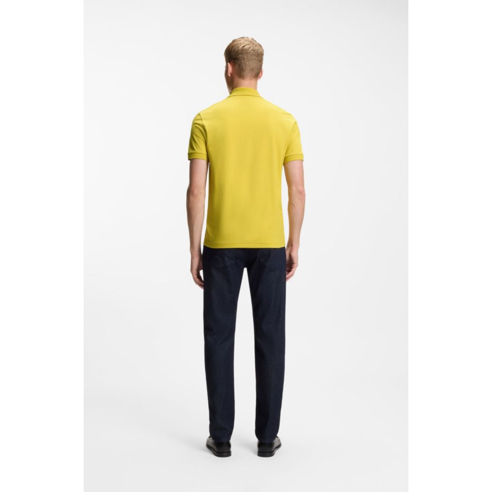 Polo de algodón de corte ajustado