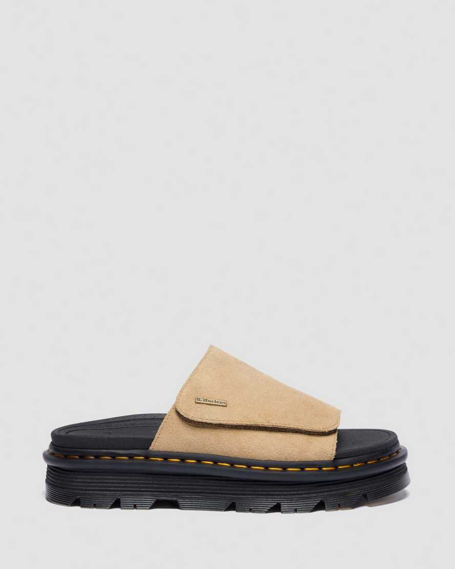 Sandalias de gamuza con plataforma