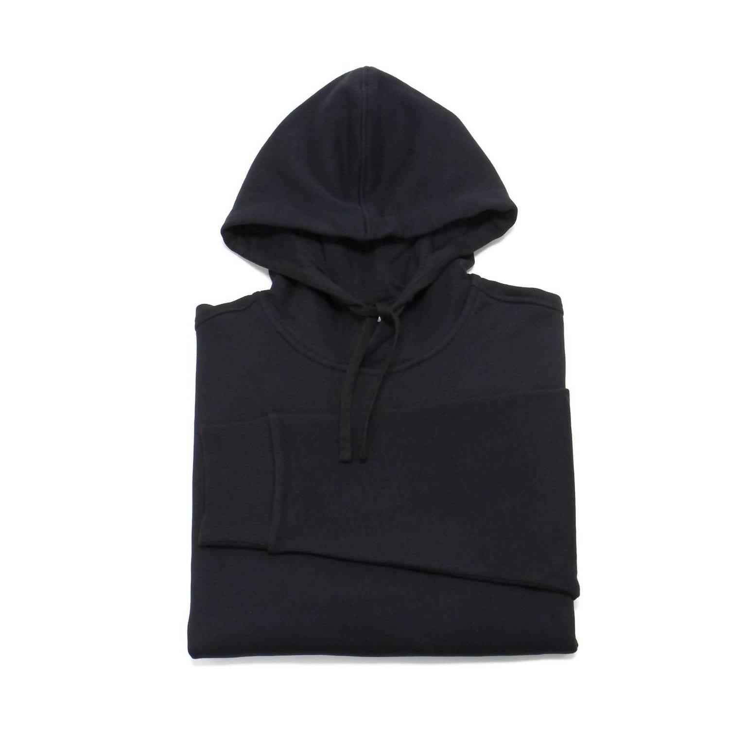Buzo con capucha de hombre color negro