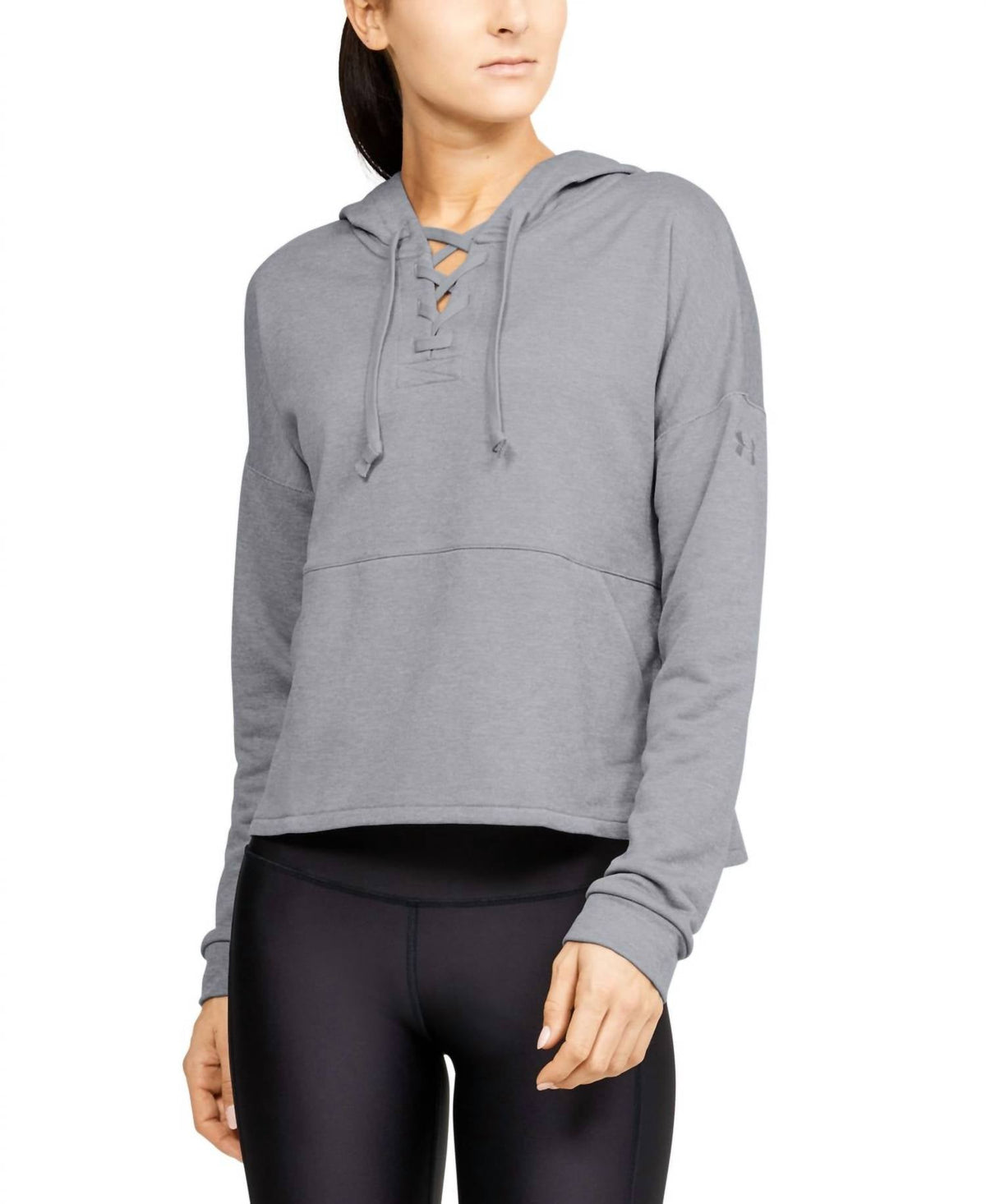 Buzo con capucha color gris