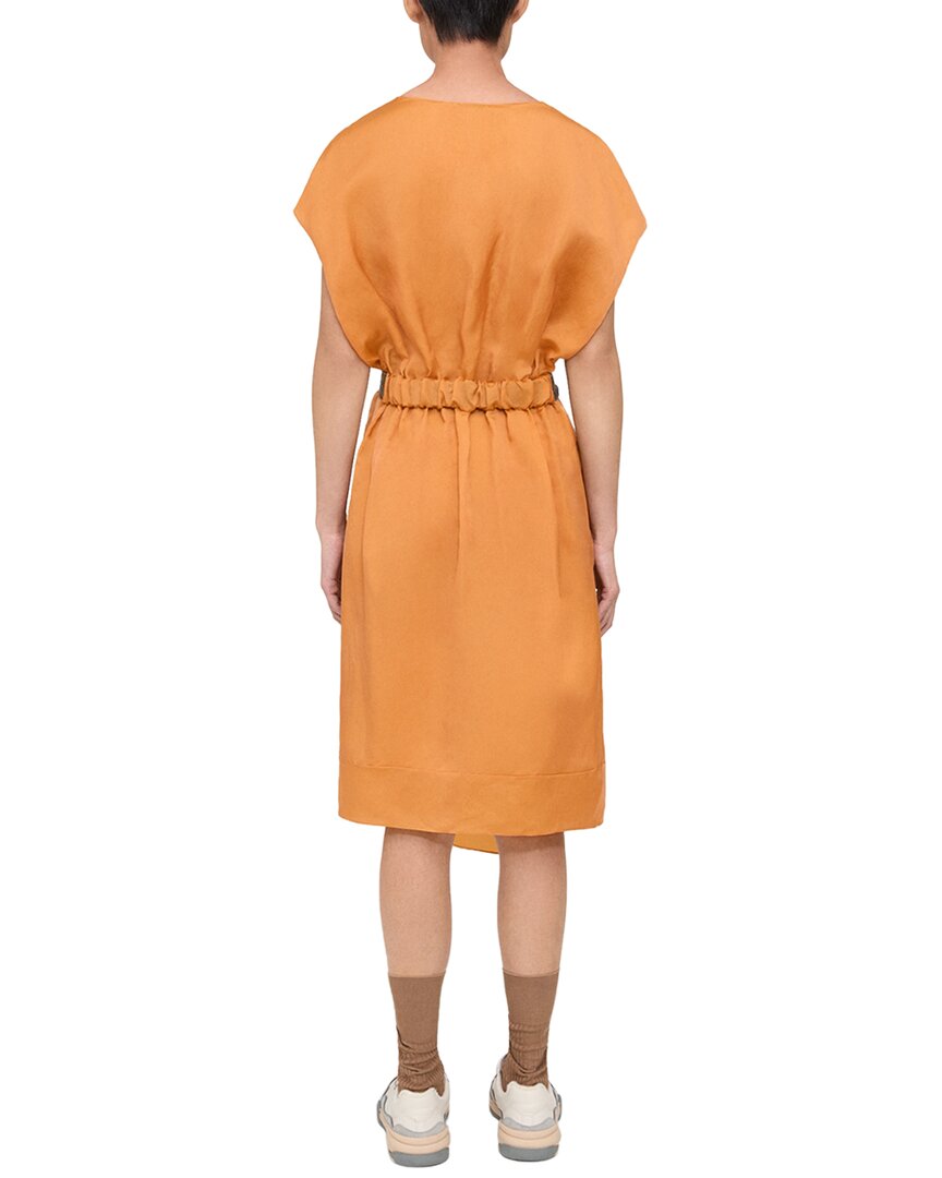 Vestido de mezcla de seda midi