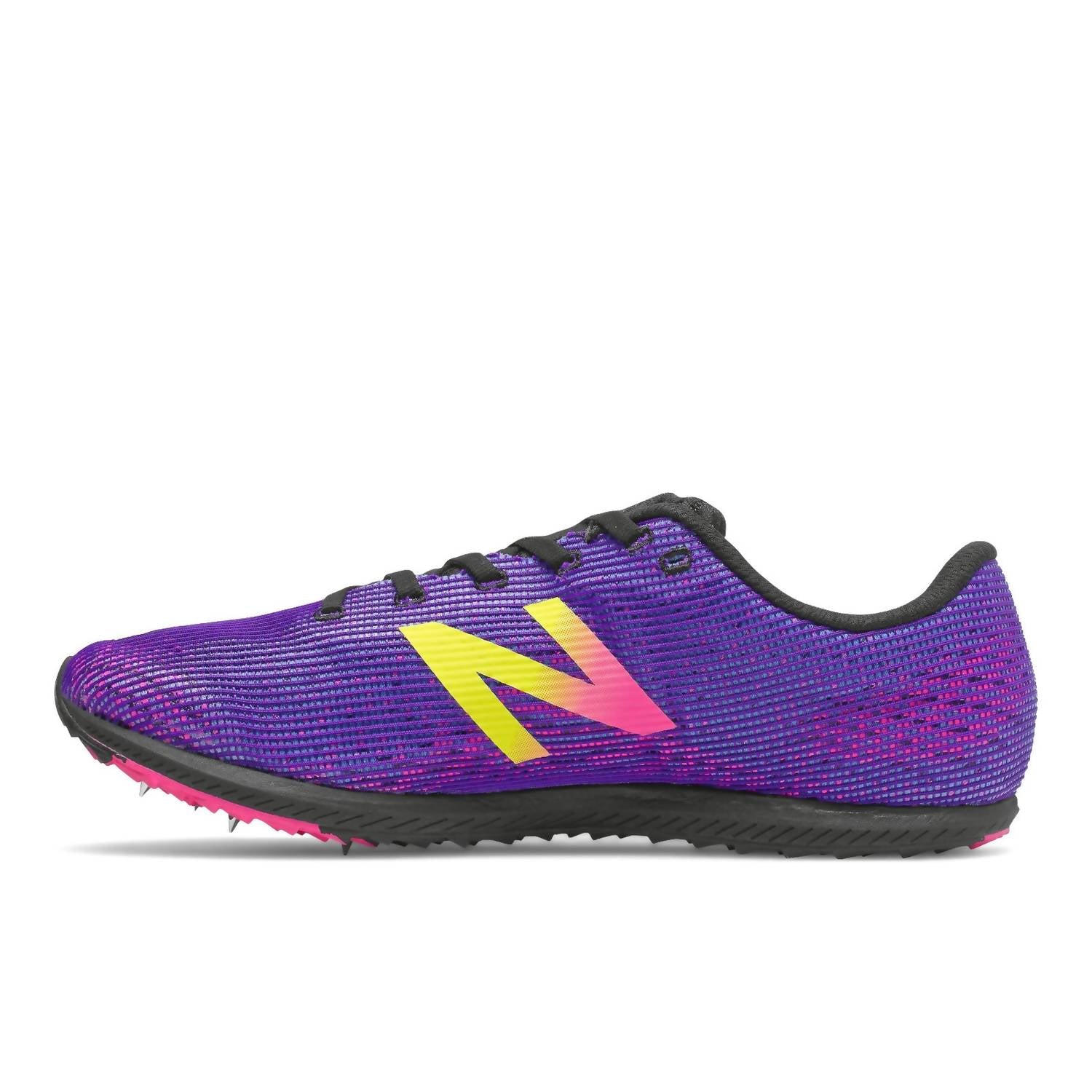 Zapatillas con clavos unisex color violeta