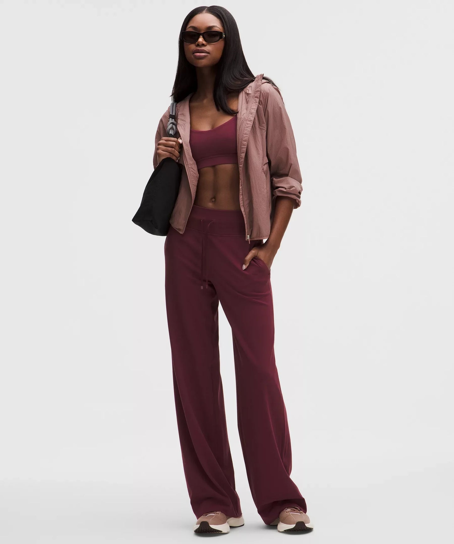 Pantalón de pierna ancha de tiro alto