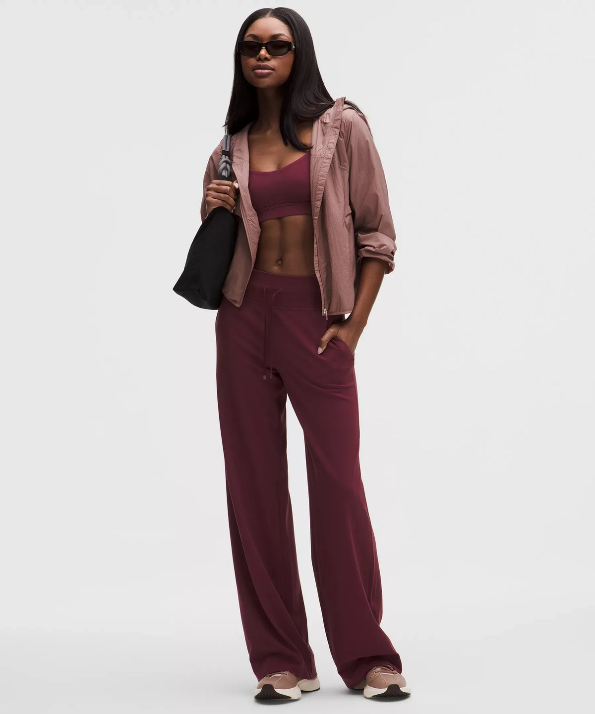 Pantalón de pierna ancha de tiro alto