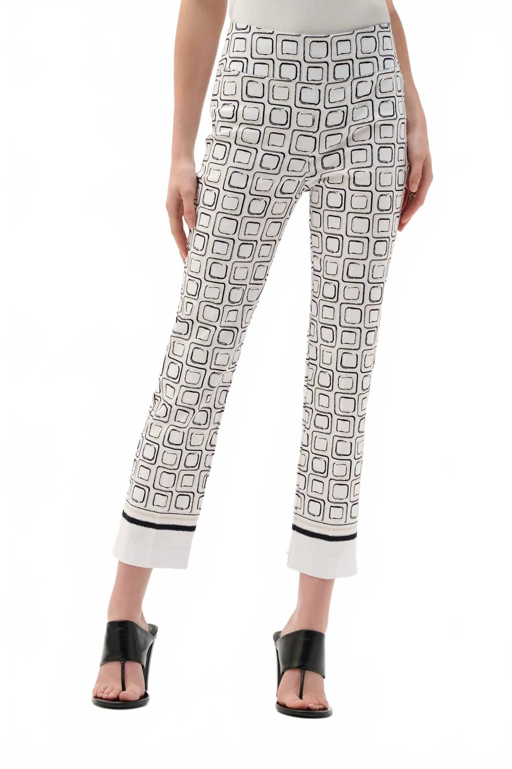 Pantalón de corte recto con estampado
