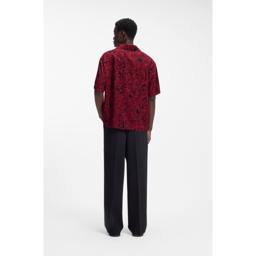 Camisa de corte amplio