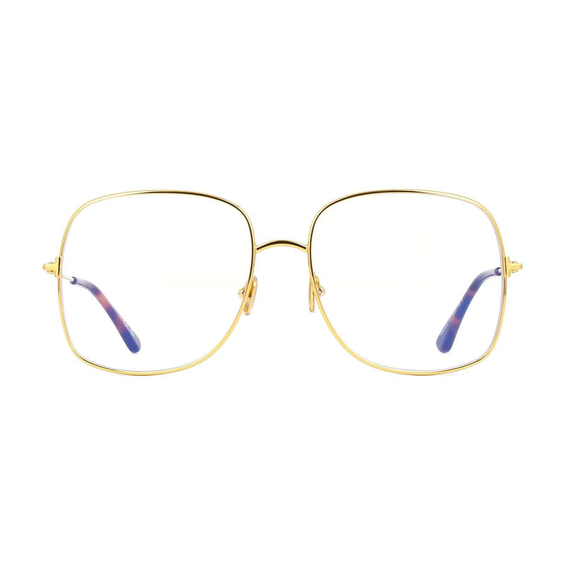 Gafas 59 mm color azul y dorado