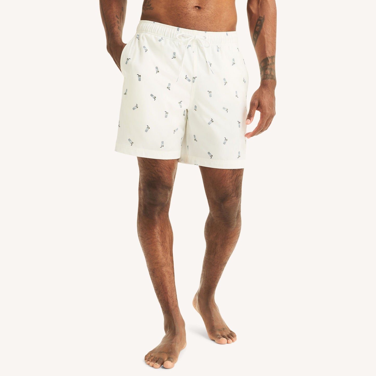 Vestido de baño de hombre con estampado