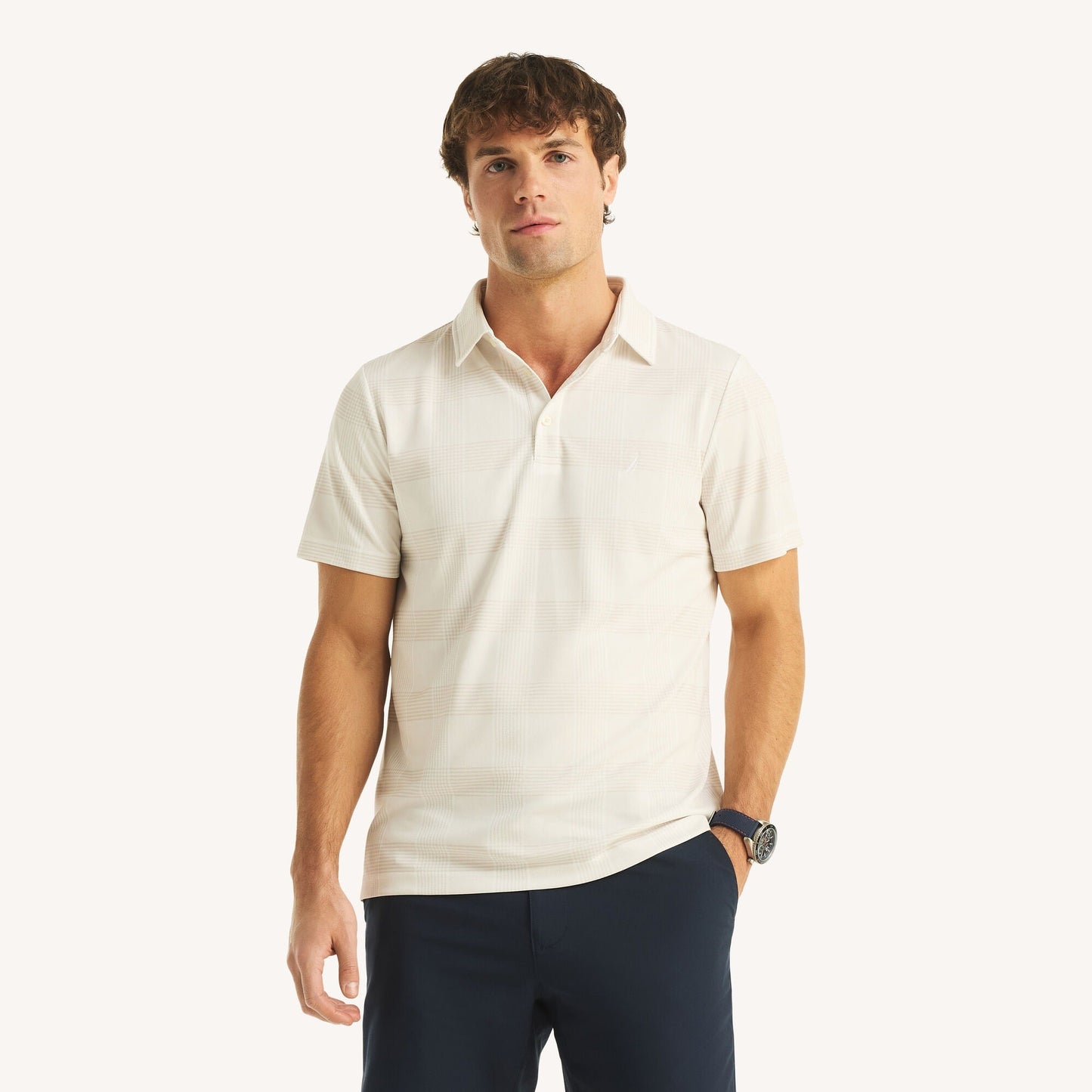 Polo de hombre a cuadros