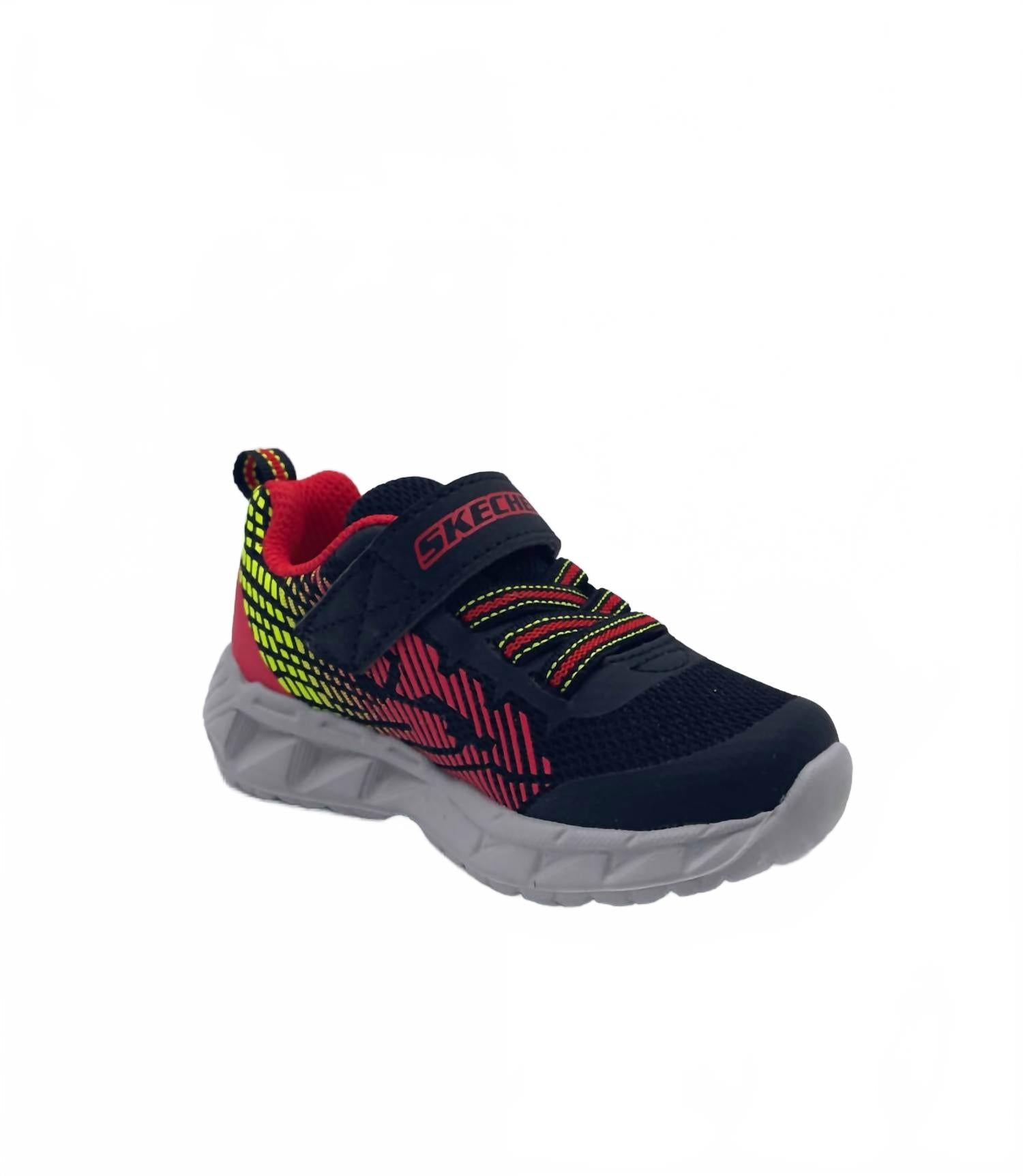 Tenis para niño color negro y rojo