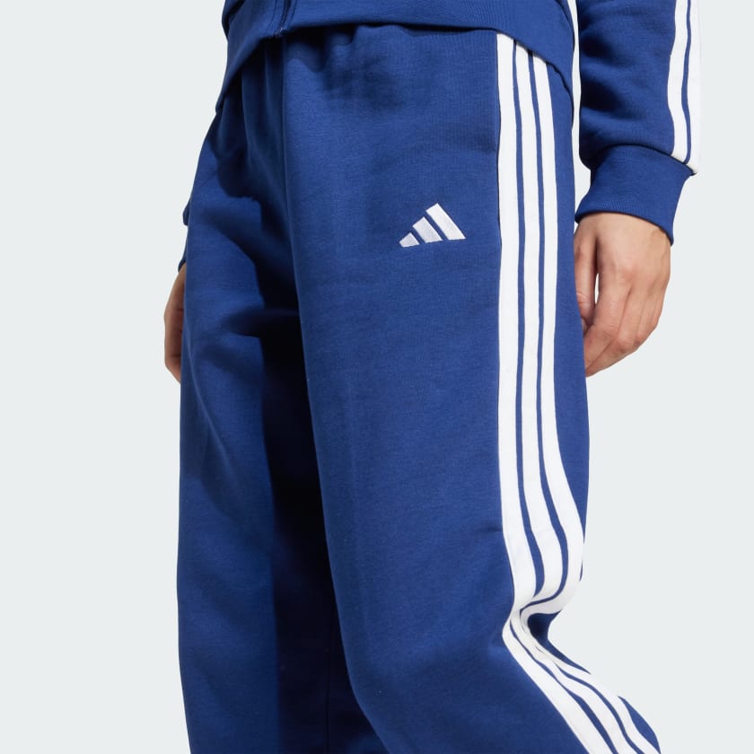 Pantalón de mujer de corte amplio a rayas